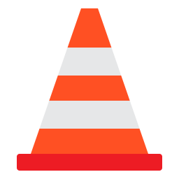 Traffic cone icon