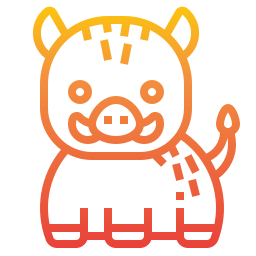 Wild boar icon