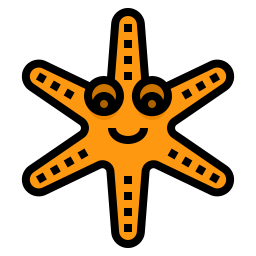 estrella de mar icono