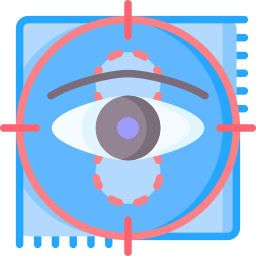 varredura retinal Ícone