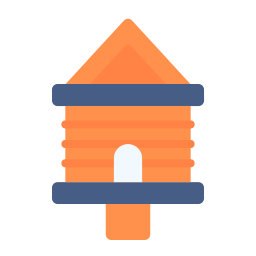 Bird house icon