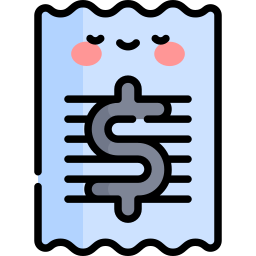 영수증 icon