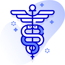 caduceo icono