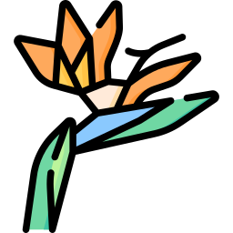 Bird of paradise icon