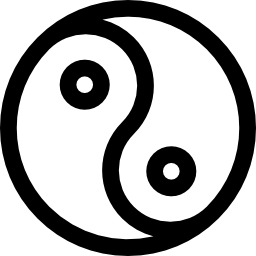 yin yang icona