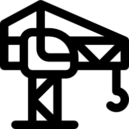 Башенный кран иконка