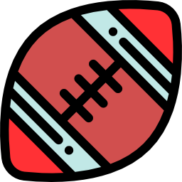 Rugby ball icon