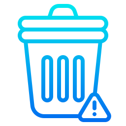 Trash bin icon