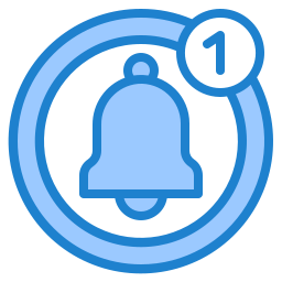 campana de notificación icono