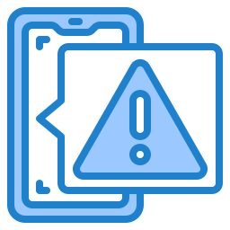 Warning sign icon