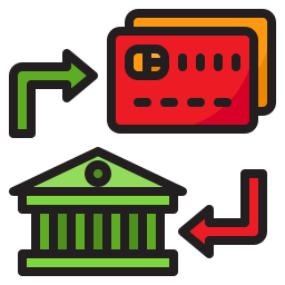 transferencia bancaria icono