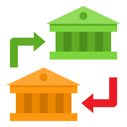 transferencia bancaria icono