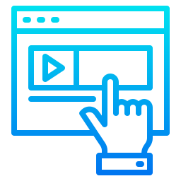 Video advertising icon