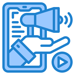 Video advertising icon