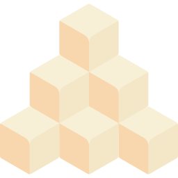 Sugar cube icon