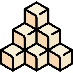 Sugar cube icon