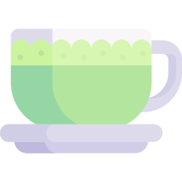 té matcha icono