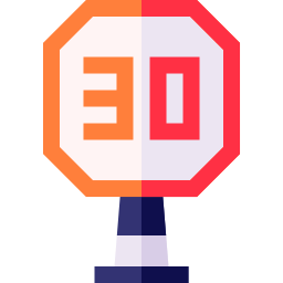 Speed limit icon