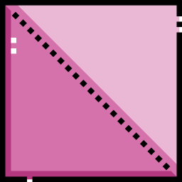 diagonale linie icon