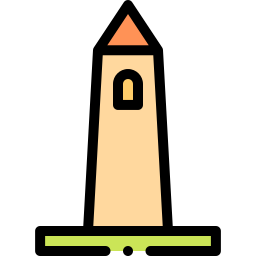 torre redonda irlandesa icono