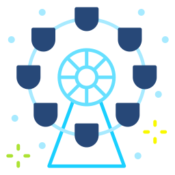 Ferris wheel icon