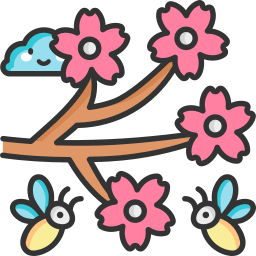 Cherry blossom icon