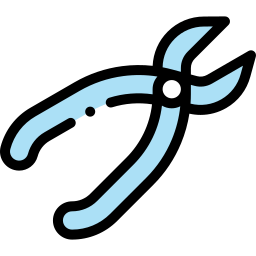 Tooth pliers icon