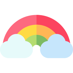 arco iris icono