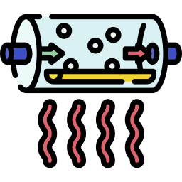 deposición de vapor químico icono