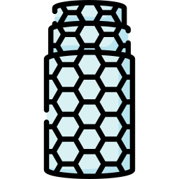 nanotube de carbone Icône