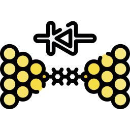 moleculaire elektronica icoon