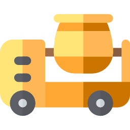 Concrete mixer icon