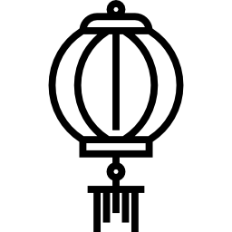 lanterna di carta icona
