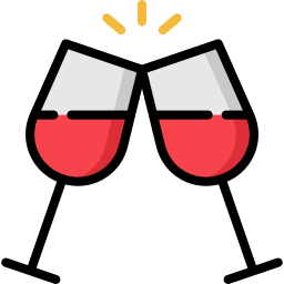 copas de vino icono