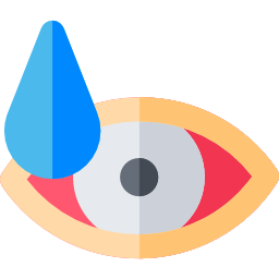 gotas para los ojos icono