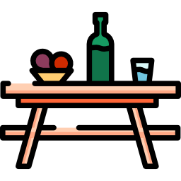 Picnic table icon