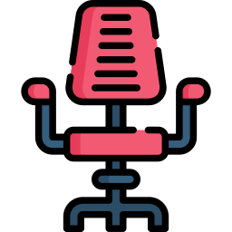 Desk chair icon