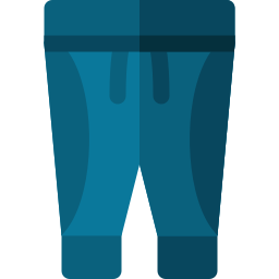 pantaloni della tuta icona