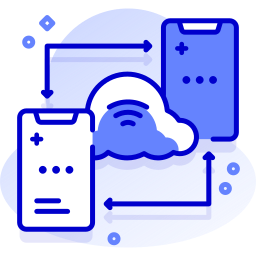 Cloud sync icon