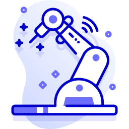 Robot arm icon