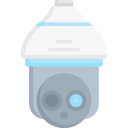 High-speed dome camera icon