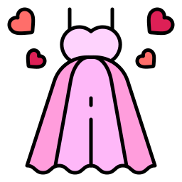 Wedding dress icon