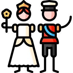 królewski ślub ikona