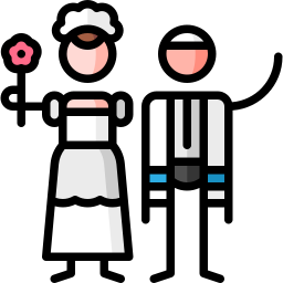 jüdische hochzeit icon