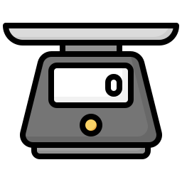 Weighing scale icon