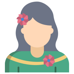 Mexican woman icon