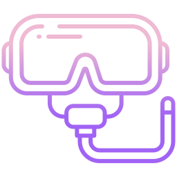 Diving mask icon