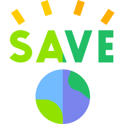 sauver la planète Icône