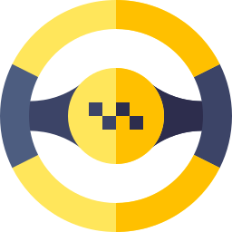 Steering wheel icon