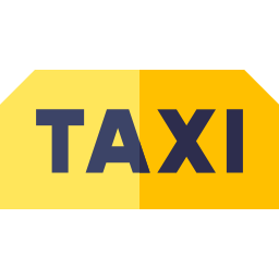 segnale di taxi icona